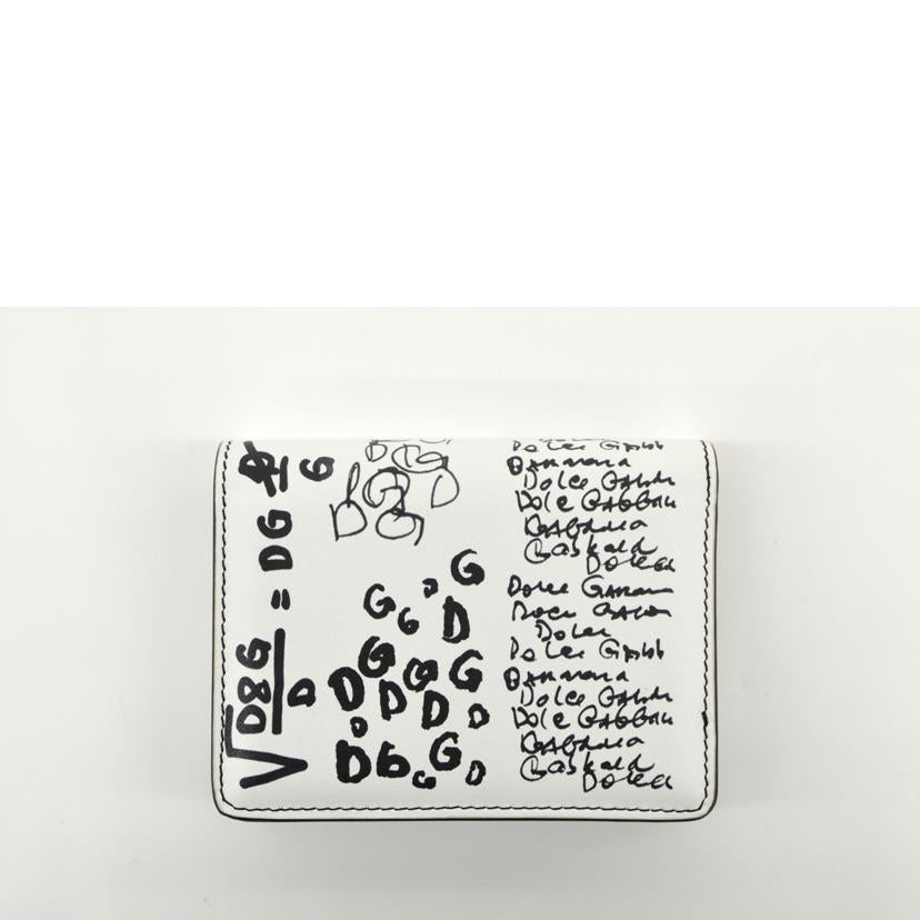 DOLCE&GABBANA ドルチェ&ガッバーナ/グラフィティプリント二つ折り財布//Aランク/75