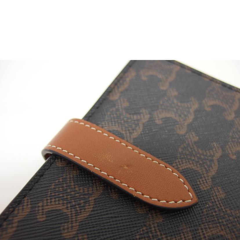 CELINE セリーヌ/2つ折りコンパクト財布/ブラウン//S-L******/Bランク/04