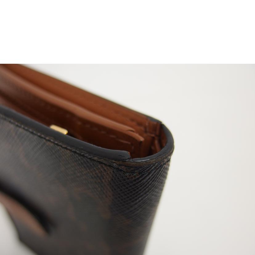 CELINE セリーヌ/2つ折りコンパクト財布/ブラウン//S-L******/Bランク/04