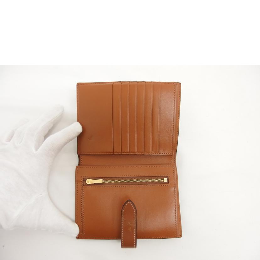 CELINE セリーヌ/2つ折りコンパクト財布/ブラウン//S-L******/Bランク/04