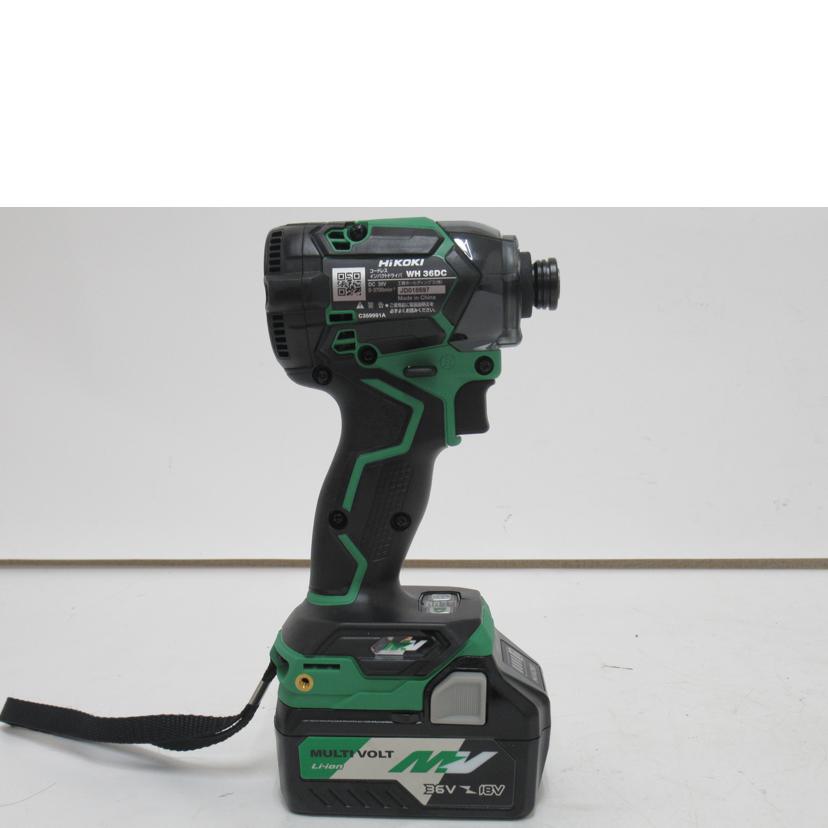 HiKOKI/コードレスインパクトドライバ/WH 36DC//JD018597/SAランク/63