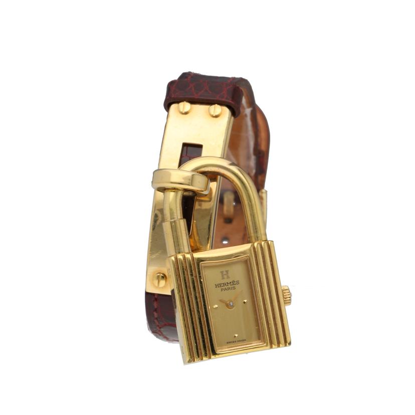 HERMES エルメス/ケリーウォッチ・ワインレッド/レディース/クオーツ/KE1.201//422***/ABランク/18