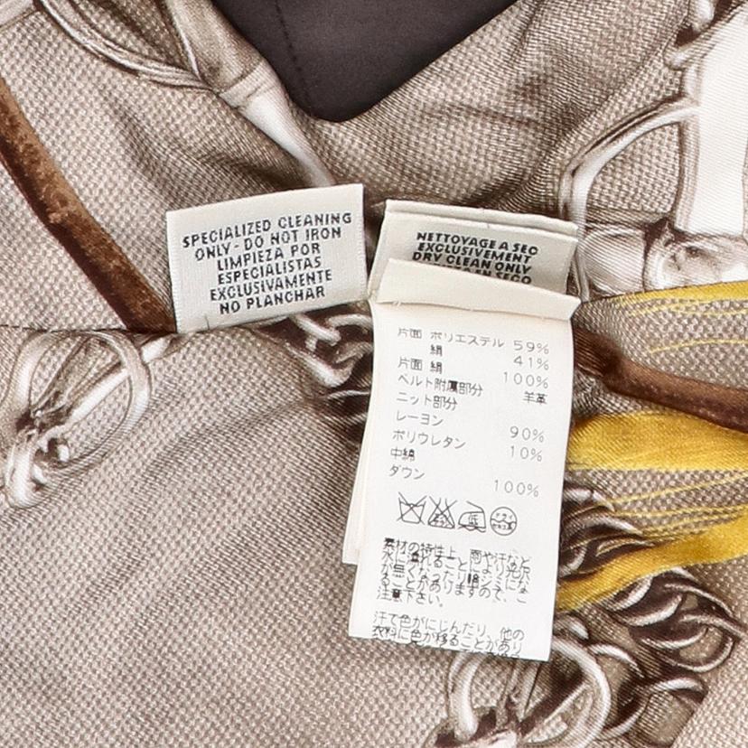 HERMES/25 エルメス/エルメスダウンジャケット/ダークブラウン//Aランク/75