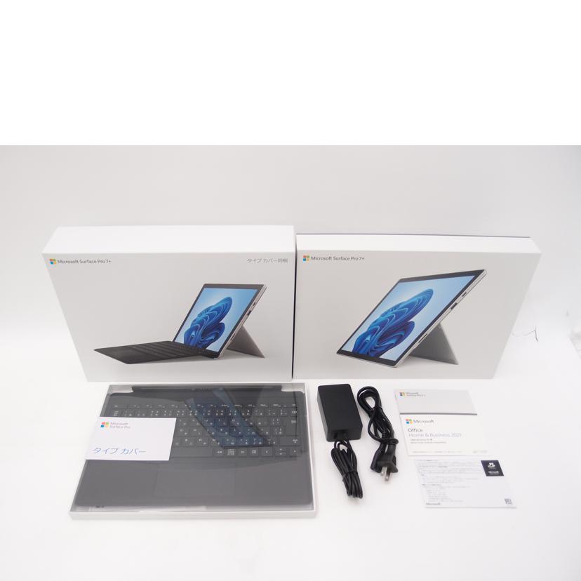 Microsoft マイクロソフト/Surface Pro 7+ タイプカバー同梱/282-00004//001735520353/Aランク/69
