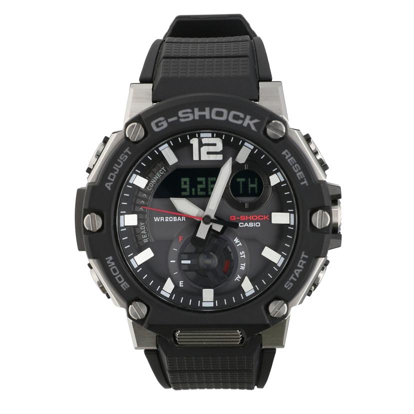 CASIO カシオ/G-SHOCK/G-STEEL/ソーラー×スマホリンク/GST-B300-1AJF//003*****/Aランク/09