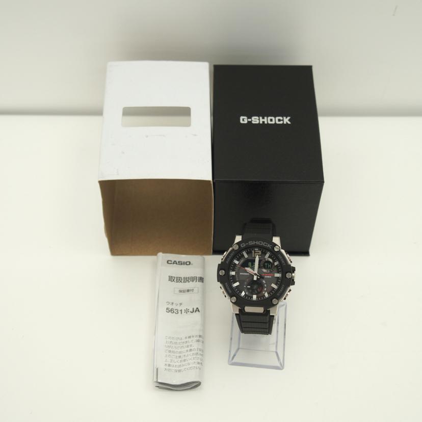 CASIO カシオ/G-SHOCK/G-STEEL/ソーラー×スマホリンク/GST-B300-1AJF//003*****/Aランク/09