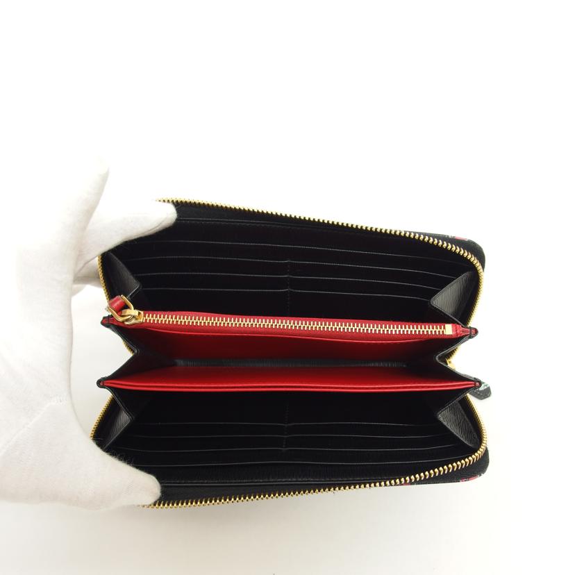 PRADA プラダ/ヴィッテロムーブ/ラブハート/ラウンドファスナー長財布/1ML506//ABランク/04