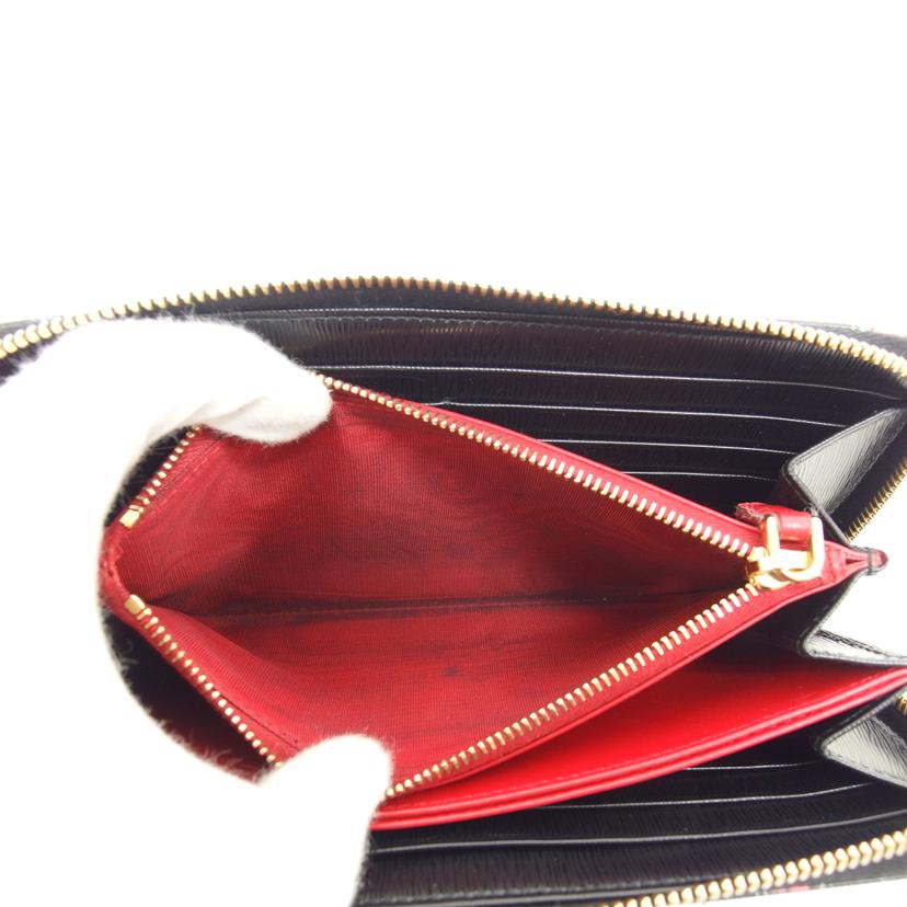 PRADA プラダ/ヴィッテロムーブ/ラブハート/ラウンドファスナー長財布/1ML506//ABランク/04