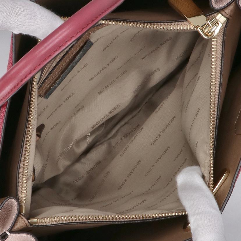 MICHAEL KORS マイケルコース/2WAYショルダーバッグ/レッド×ワインレッド×ピンク/30S7GM9T3L//ABランク/18