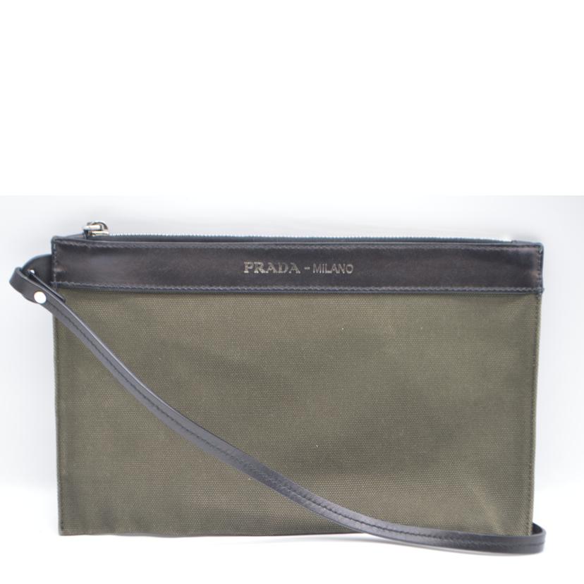 PRADA プラダ/ロゴデニムシティカーフ2wayレザーハンド/1BG244//103/Bランク/89