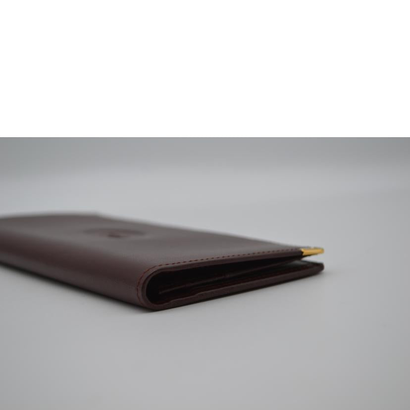 Cartier カルティエ/マストラインレザー長財布/ボルドー/3184160//Aランク/89