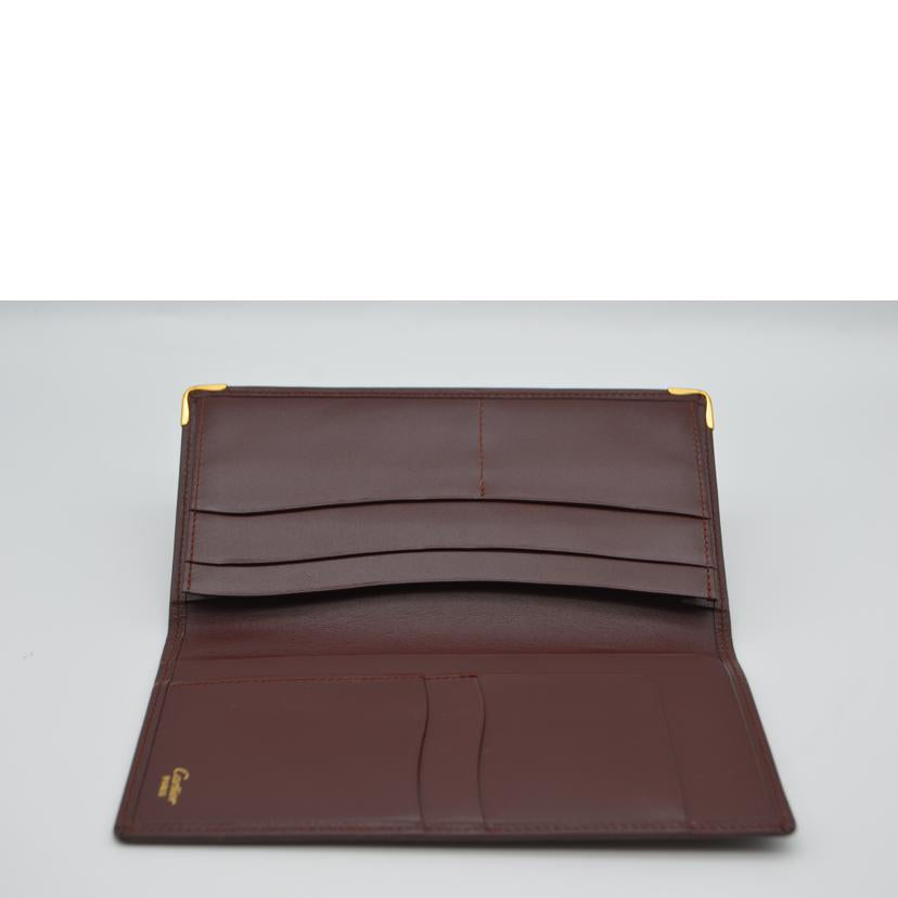 Cartier カルティエ/マストラインレザー長財布/ボルドー/3184160//Aランク/89