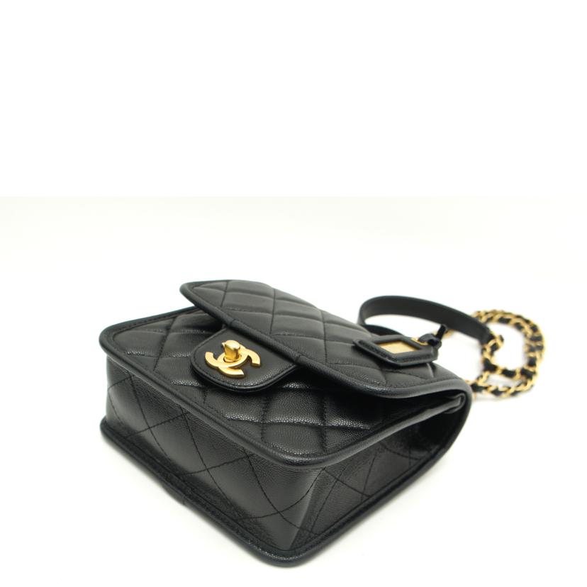 CHANEL シャネル/ココマークキャビアスキン2WAYハンド//C52*****/Aランク/75
