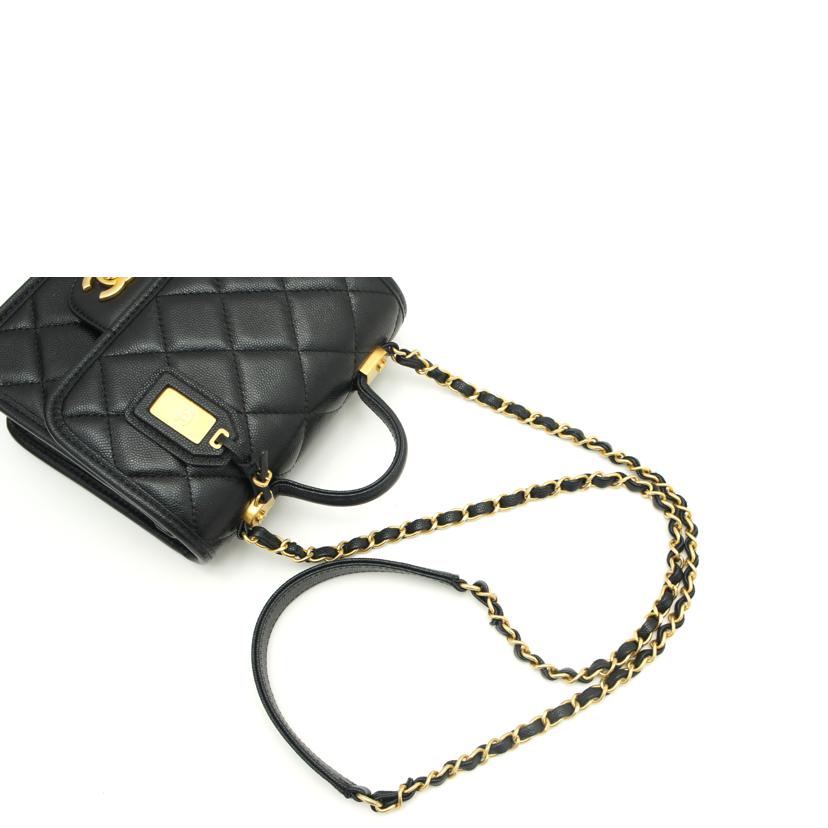 CHANEL シャネル/ココマークキャビアスキン2WAYハンド//C52*****/Aランク/75