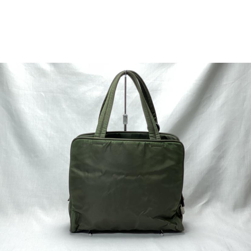 PRADA PRADA/テスートナイロン ハンドバッグ カーキ/B8497//BCランク/52