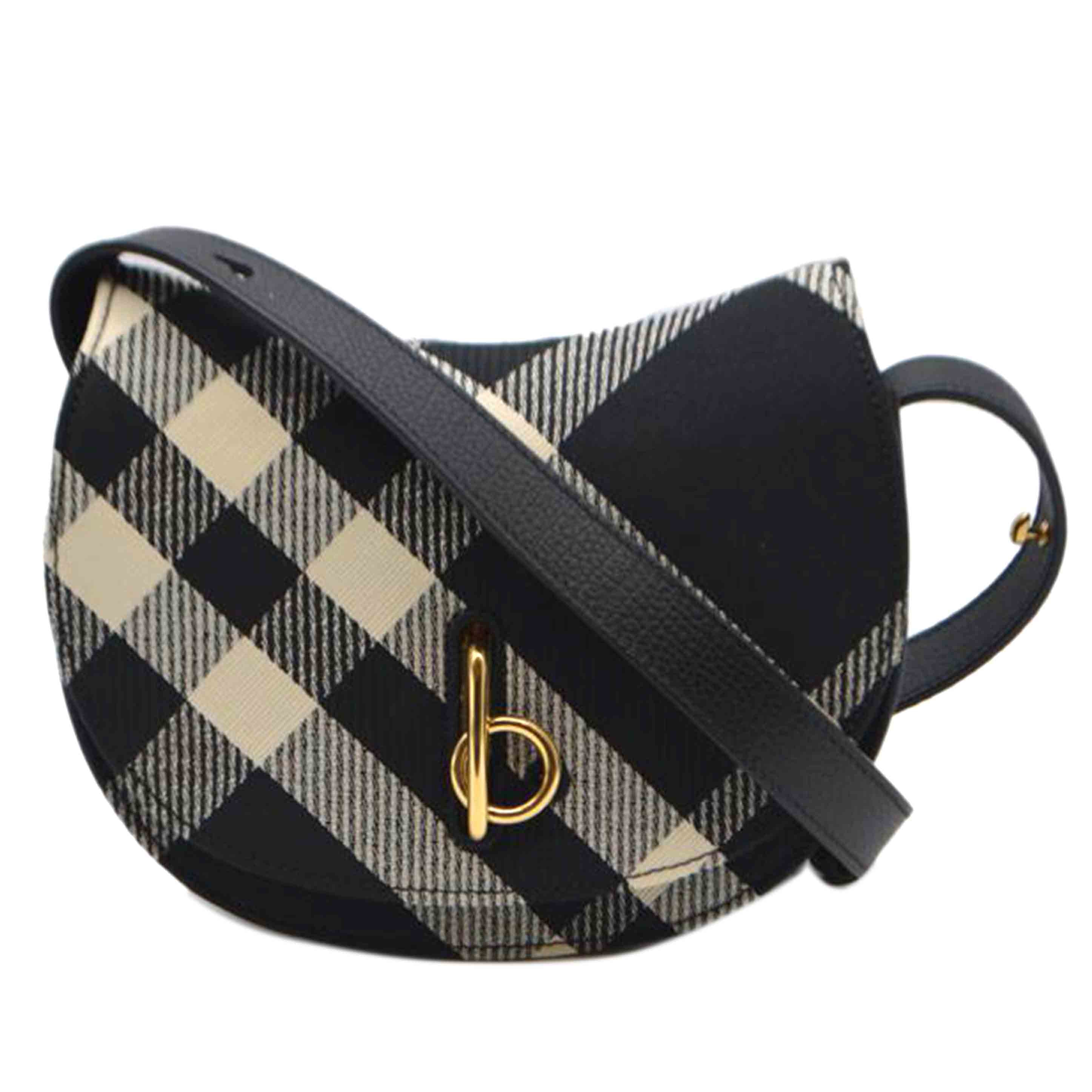 BURBERRY バーバリー/ホースロッキングミニチェックレザーショルダー/8093106 1//Sランク/89