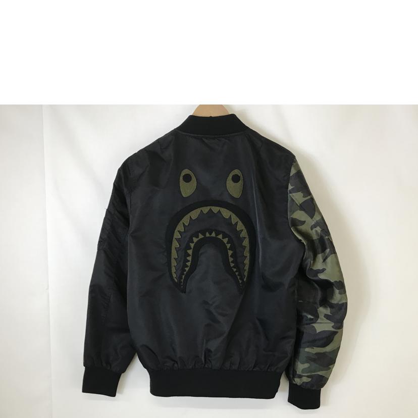 ABATHINGAPE×UNDEFEATED アベイシングエイプ×アンディフィーテッド/MA-1 WOODLAND CAMO SHARK//Bランク/51