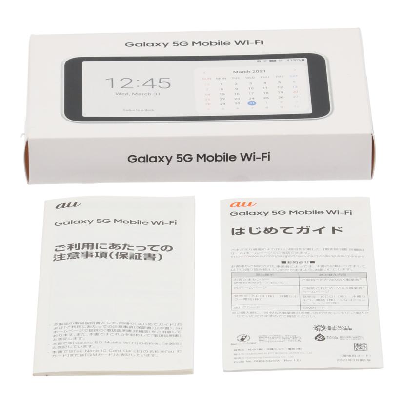 SAMSUNG au サムスン/モバイルルーター/Galaxy 5G Mobile Wi-Fi/SCR01//RFBT700ZCBX/Aランク/84
