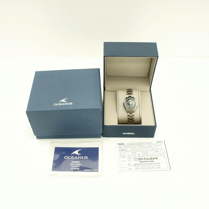 CASIO カシオ/オシアナス・マンタ/レディース/電波ソーラー/OCW-S340-1AJF//001*****/SAランク/75