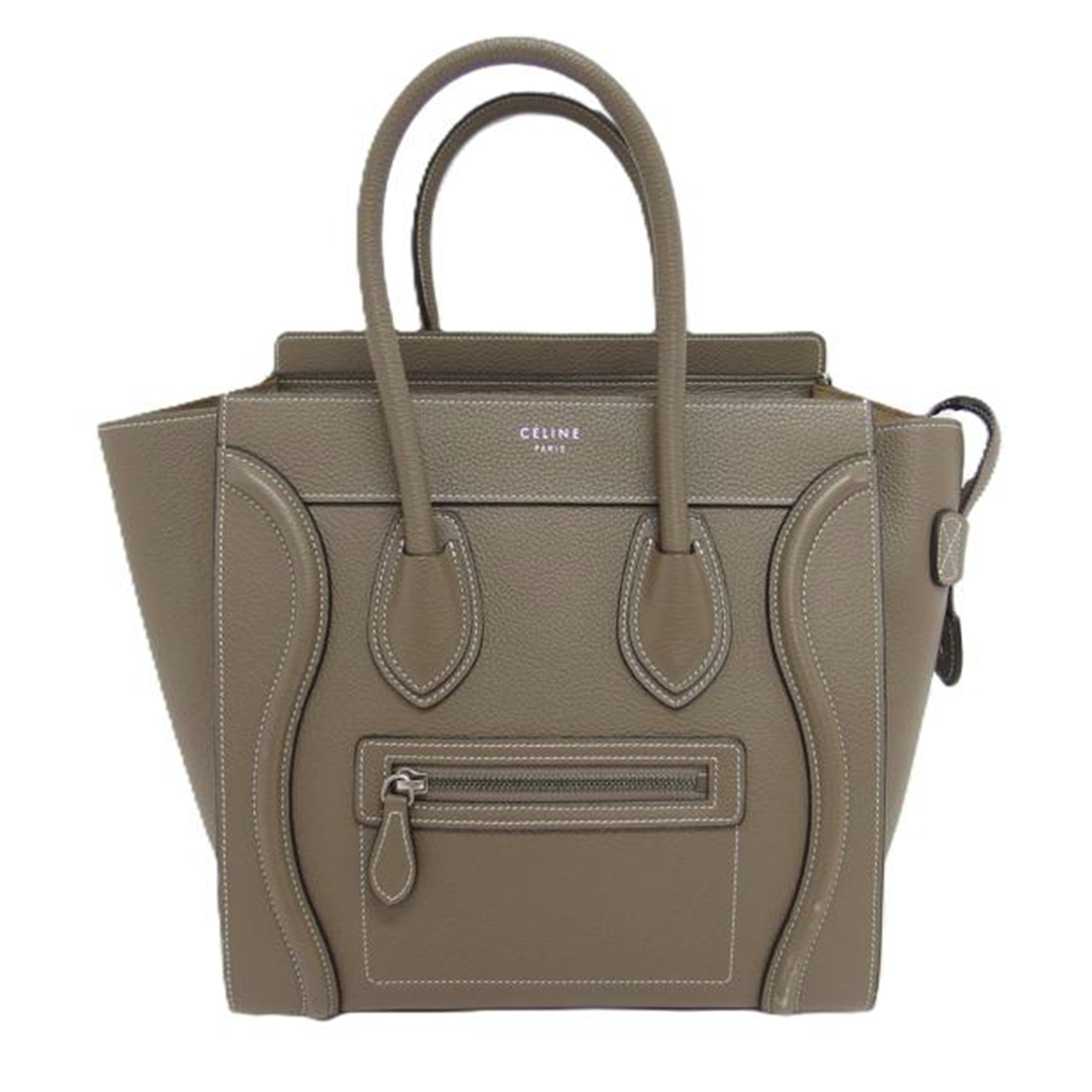 CELINE/ラゲージマイクロショッパー/エトゥープ//U-A****************/ABランク/04