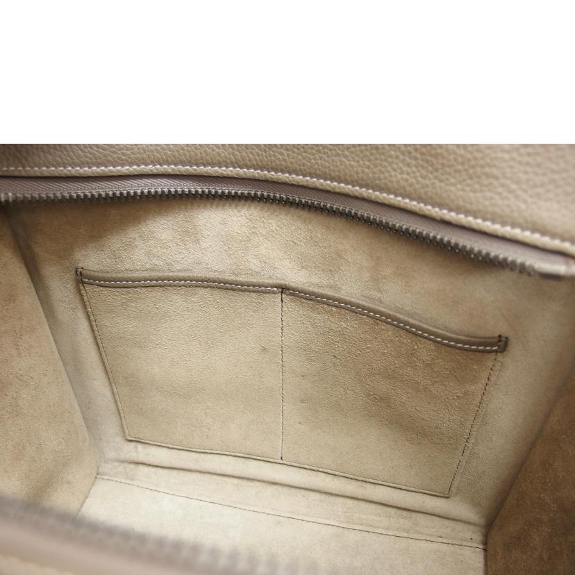 CELINE/ラゲージマイクロショッパー/エトゥープ//U-A****************/ABランク/04