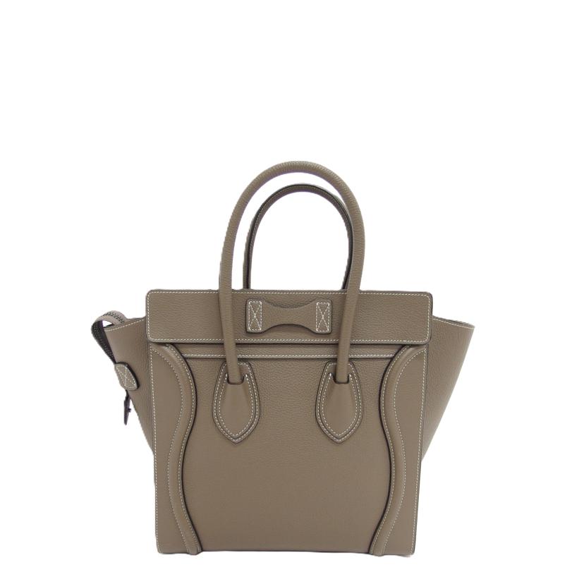 CELINE/ラゲージマイクロショッパー/エトゥープ//U-A****************/ABランク/04