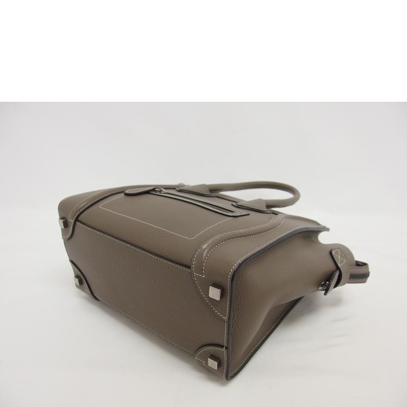 CELINE/ラゲージマイクロショッパー/エトゥープ//U-A****************/ABランク/04