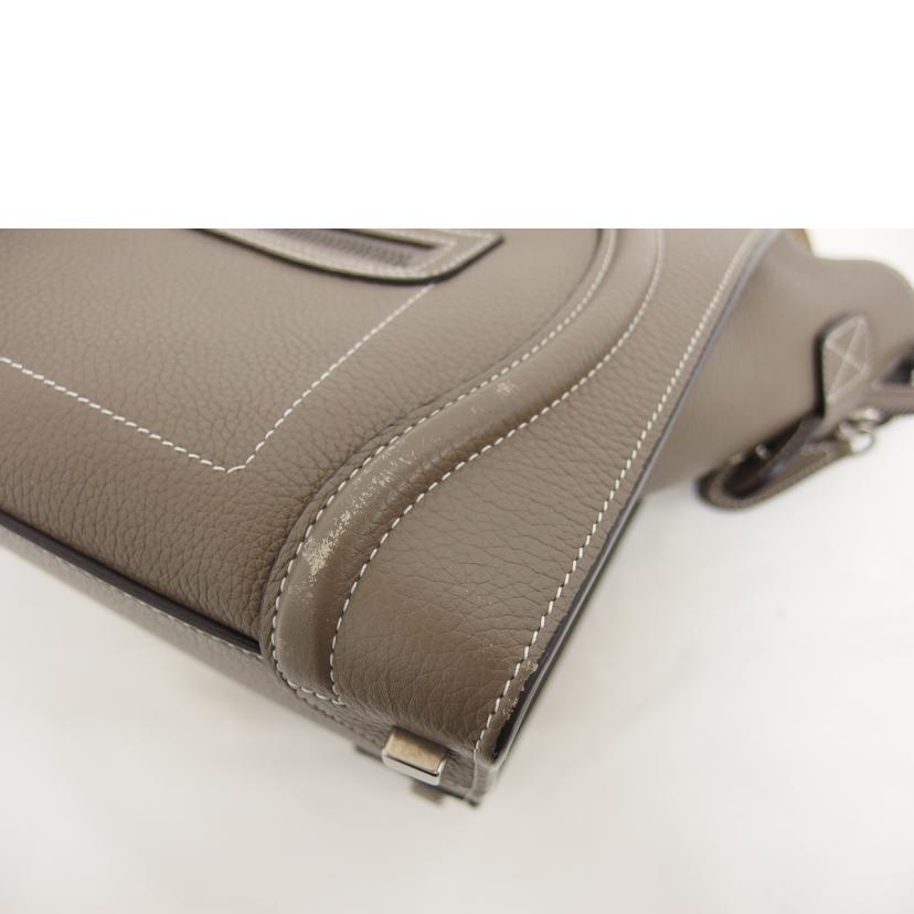 CELINE/ラゲージマイクロショッパー/エトゥープ//U-A****************/ABランク/04