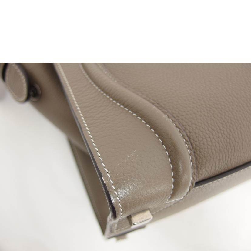 CELINE/ラゲージマイクロショッパー/エトゥープ//U-A****************/ABランク/04