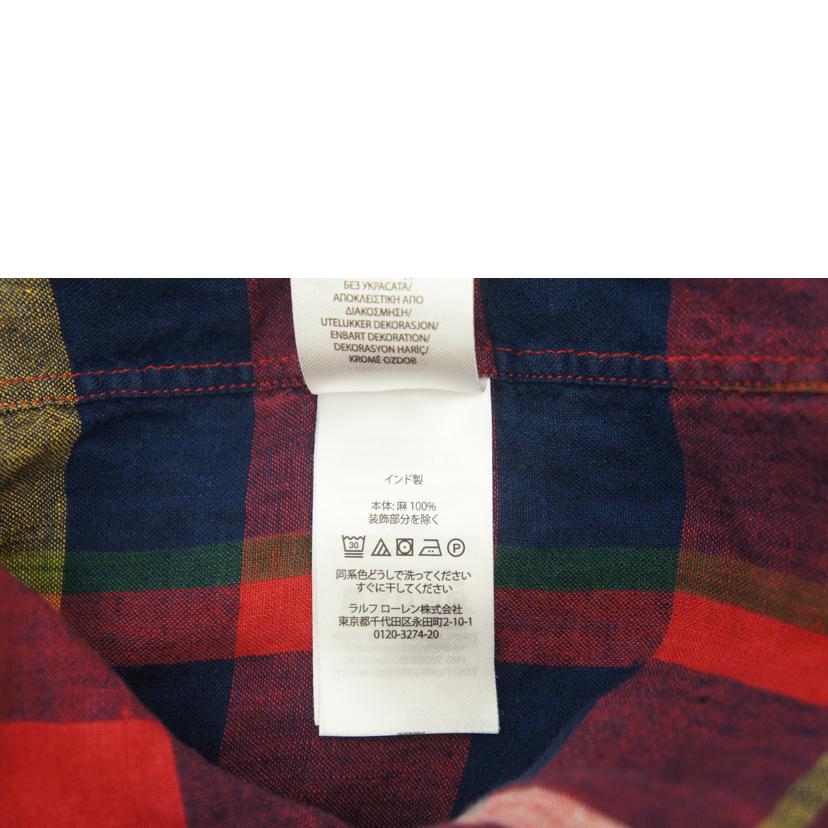 RALPH LAUREN ラルフローレン/レーヨンボタンダウンシャツ//Aランク/09