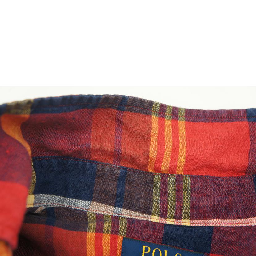 RALPH LAUREN ラルフローレン/レーヨンボタンダウンシャツ//Aランク/09