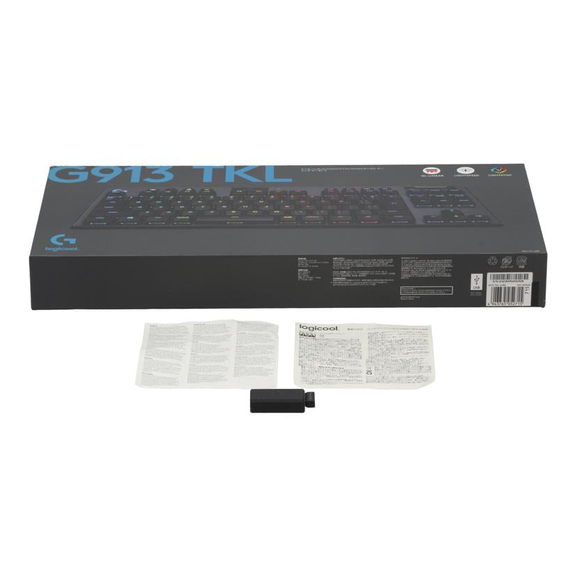 Logicool ロジクール /ワイヤレスゲーミングキーボード/G913-TKL-LNBK//2323MR2AE529/Bランク/24