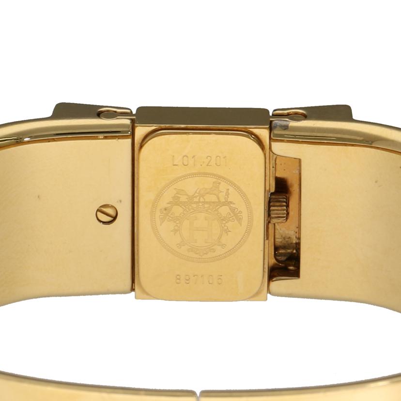 HERMES エルメス/ロケ・バングルウォッチ/レザー/クオーツ/LO1.201//897***/Bランク/38