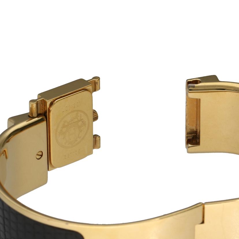 HERMES エルメス/ロケ・バングルウォッチ/レザー/クオーツ/LO1.201//897***/Bランク/38