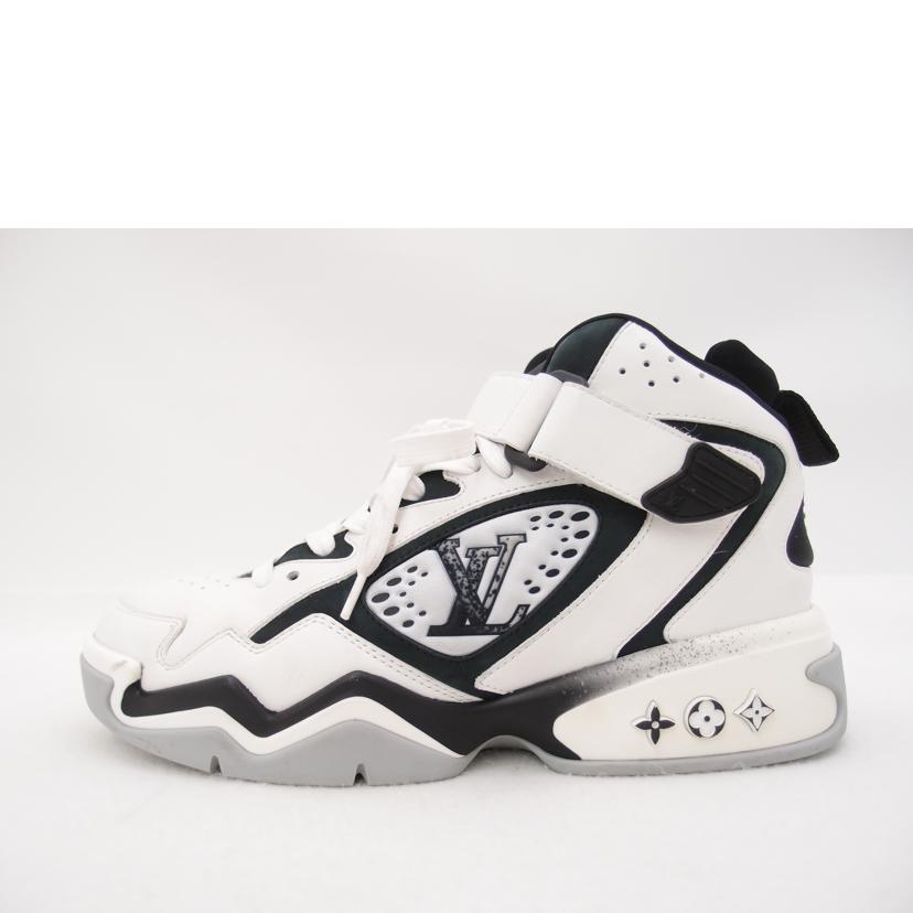 LOUIS VUITTON ルイ・ヴィトン ハイカットスニーカー 靴 白 /トレイナー2・ラインスニーカー/5 1/2(約25.5cm)/1AAH96//GO0***/ABランク/69