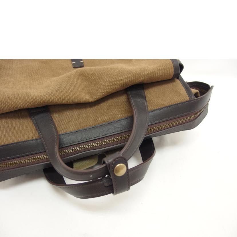 TSUCHIYA KABAN 土屋鞄/レザーキャンバス2wayスクエアリュック//Bランク/04