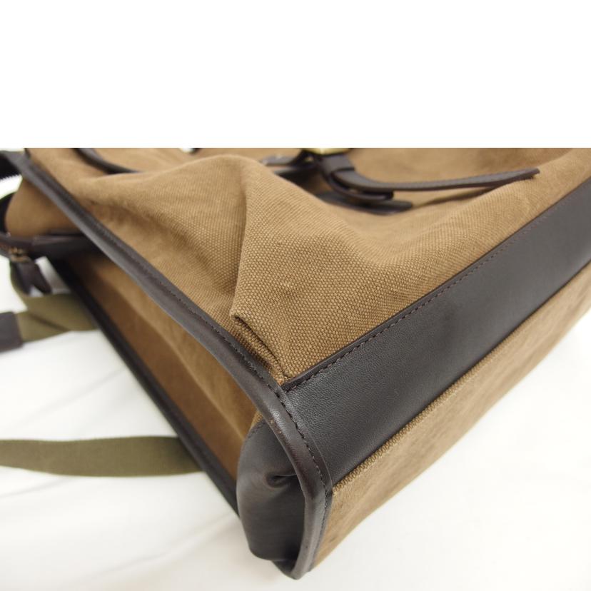 TSUCHIYA KABAN 土屋鞄/レザーキャンバス2wayスクエアリュック//Bランク/04