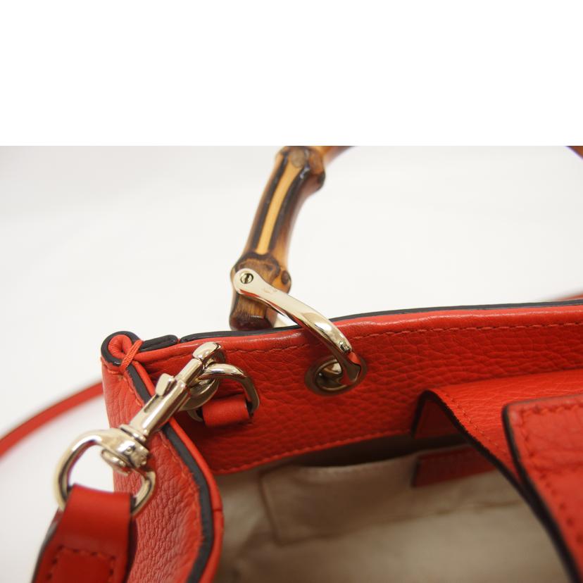 GUCCI グッチ/バンブー ミニショッパー/2Wayハンドバッグ/368823//001***/Aランク/04