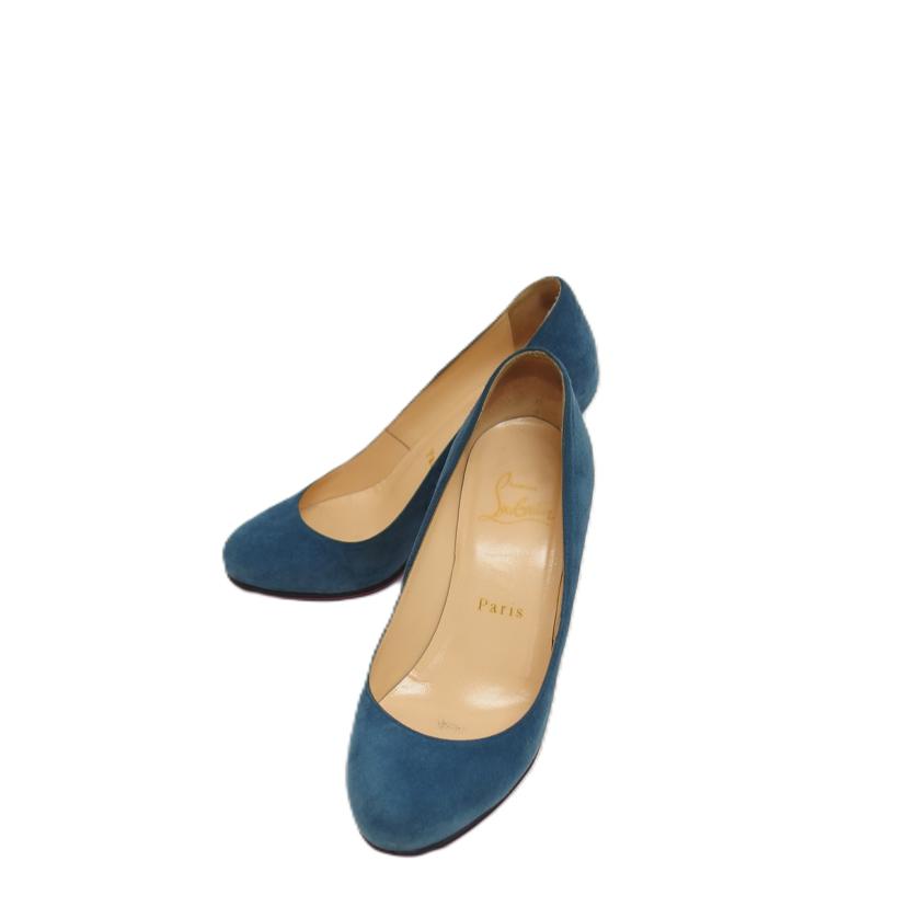 Christian Louboutin クリスチャン ルブタン/スエードレザーパンプス/ブルー系//Bランク/04