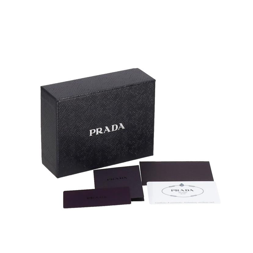 PRADA プラダ/ポートフォリオL字ファスナーコンパクトウォレット/1ML018//165/Sランク/93