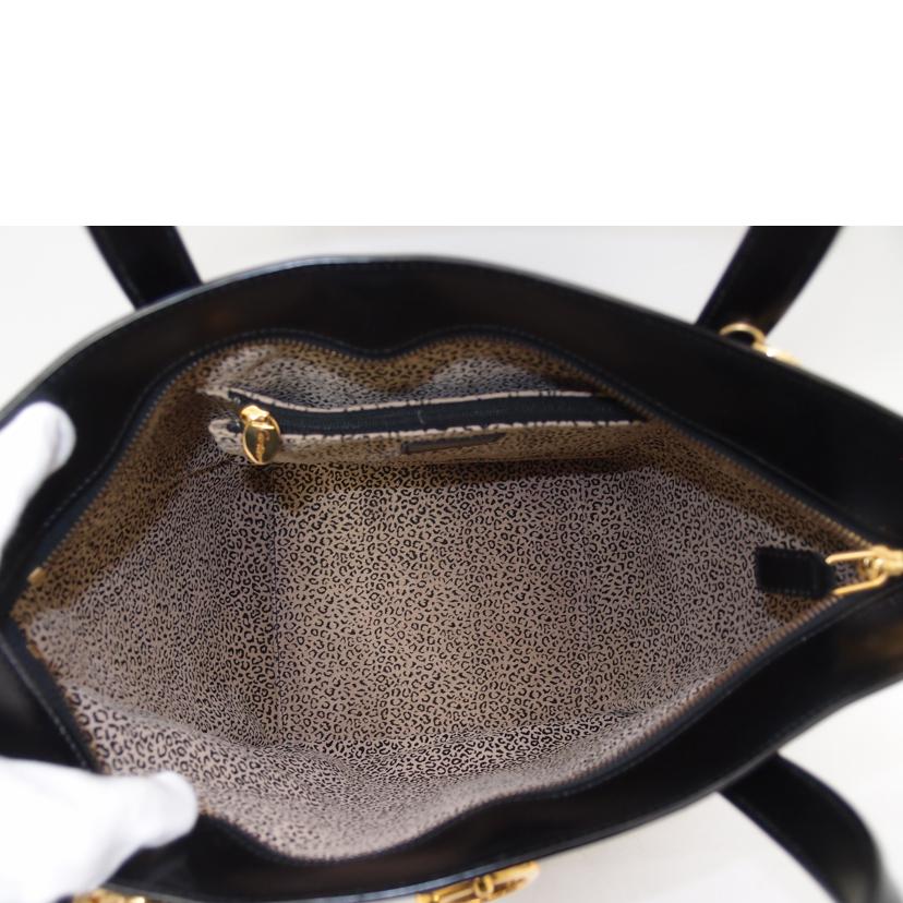 Cartier カルティエ/パンテールレザー2wayトート/ブラック//C13/Aランク/69