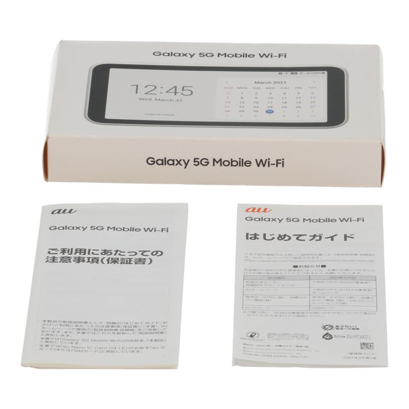 SAMSUNG au サムスン /5GモバイルWi-Fiルーター/Galaxy 5G Mobile Wi-Fi/SCR01//352508200158158/Bランク/70