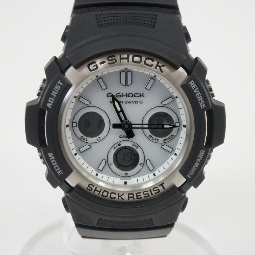 CASIO カシオ/G-SHOCK アナデジ/電波ソーラー/AWG-M100S//103*****/Aランク/77