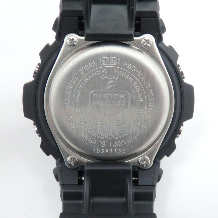CASIO カシオ/G-SHOCK アナデジ/電波ソーラー/AWG-M100S//103*****/Aランク/77