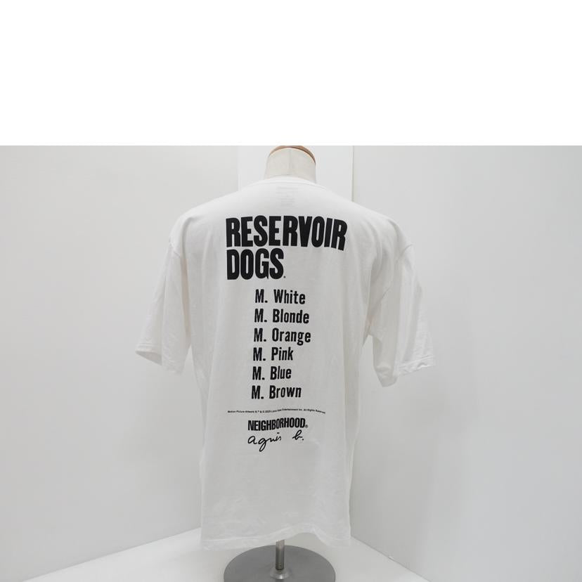 NEIGHBORHOODxAGNES B ネイバーフッドxアニエスベー/RESERVOIR DOGS プリントTシャツ/EDK6SFK6//ABランク/88