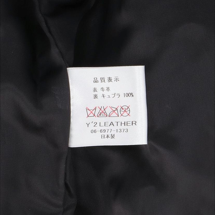 Y2LEATHR Y’2レザー/レザー3rdモデルジャケット/日本製/レア/牛革//ABランク/24