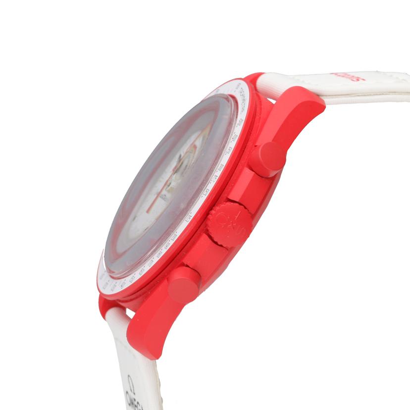 OMEGA&swatch OMEGA&SWATCH/ムーンスウォッチ/ミッショントゥマーズ/SO33R100//Aランク/62