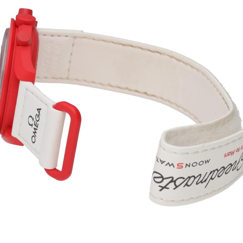 OMEGA&swatch OMEGA&SWATCH/ムーンスウォッチ/ミッショントゥマーズ/SO33R100//Aランク/62
