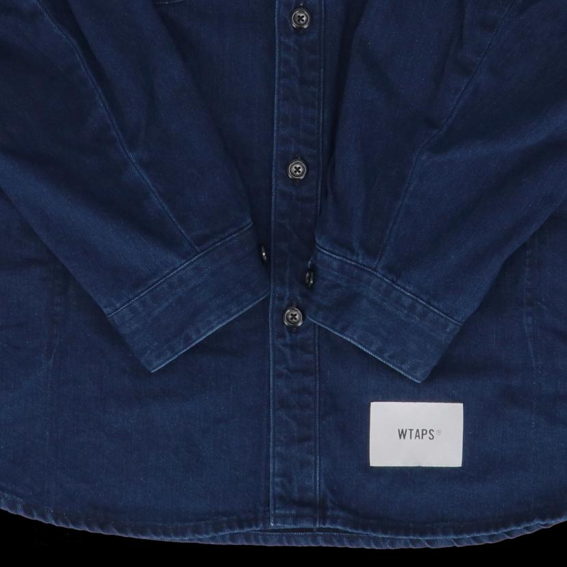 WTAPS ダブルタップス/WCPOデニムシャツ//濃紺/入手困難/レア/231WVDT-SHM01//ABランク/24