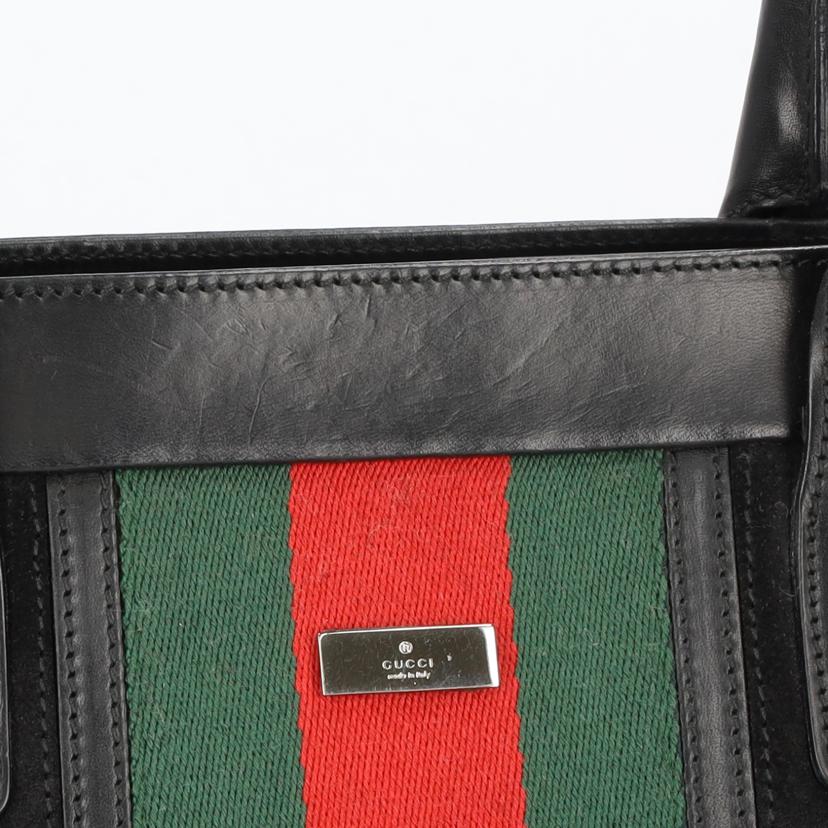 GUCCI グッチ/シェリーラインスエードトート/33890//214***/Bランク/91